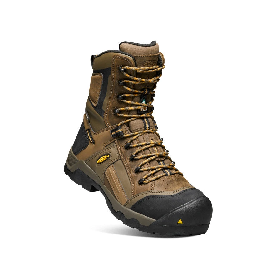 Keen Men's CSA Davenport 8" Insulated Waterproof Boot | Dark Earth/Inca Gold 3 Keen Men's CSA Davenport 8" Insulated Waterproof Boot | Dark Earth/Inca Gold - Image 3
