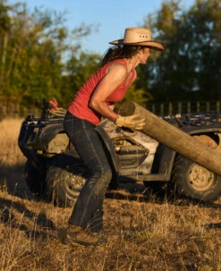 Keen Women's Dover 6" Waterproof Boot (Carbon-Fiber Toe) | Dark Earth/Black -Keen 1024210 PDP LeftImage