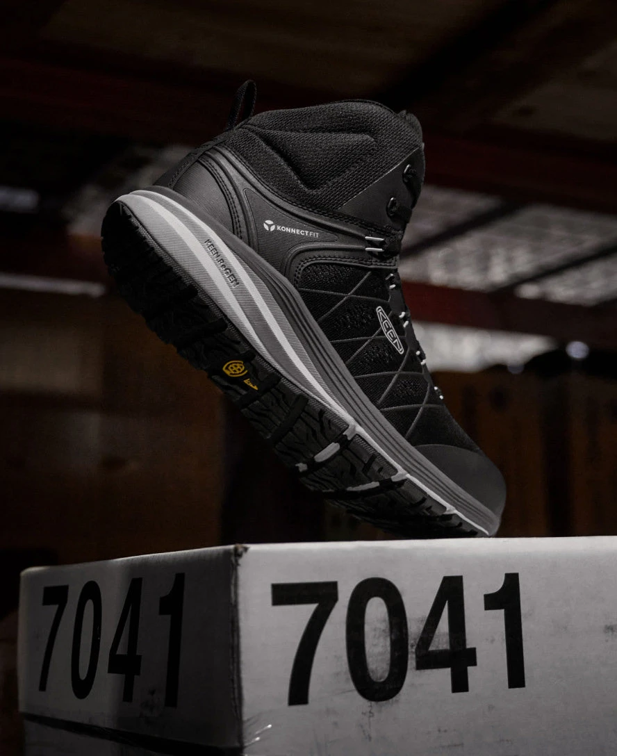 Keen Men's Vista Energy Mid (Carbon-Fiber Toe) | Vapor/Black 6 Keen Men's Vista Energy Mid (Carbon-Fiber Toe) | Vapor/Black - Image 6