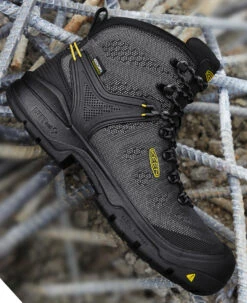 Keen Men's Dearborn 6" Waterproof Boot (Carbon-Fiber Toe) | Black/Steel Grey 13 Keen Men's Dearborn 6" Waterproof Boot (Carbon-Fiber Toe) | Black/Steel Grey -Keen 1025692 PDP RightImage