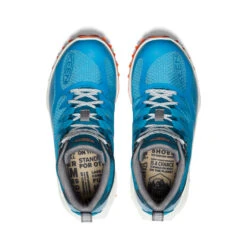 Keen Women's Zionic Waterproof Hiking Boot | Fjord Blue/Tangerine -Keen 15660eae9f1a2d97af36d38956c5f7df8fa0b1e7