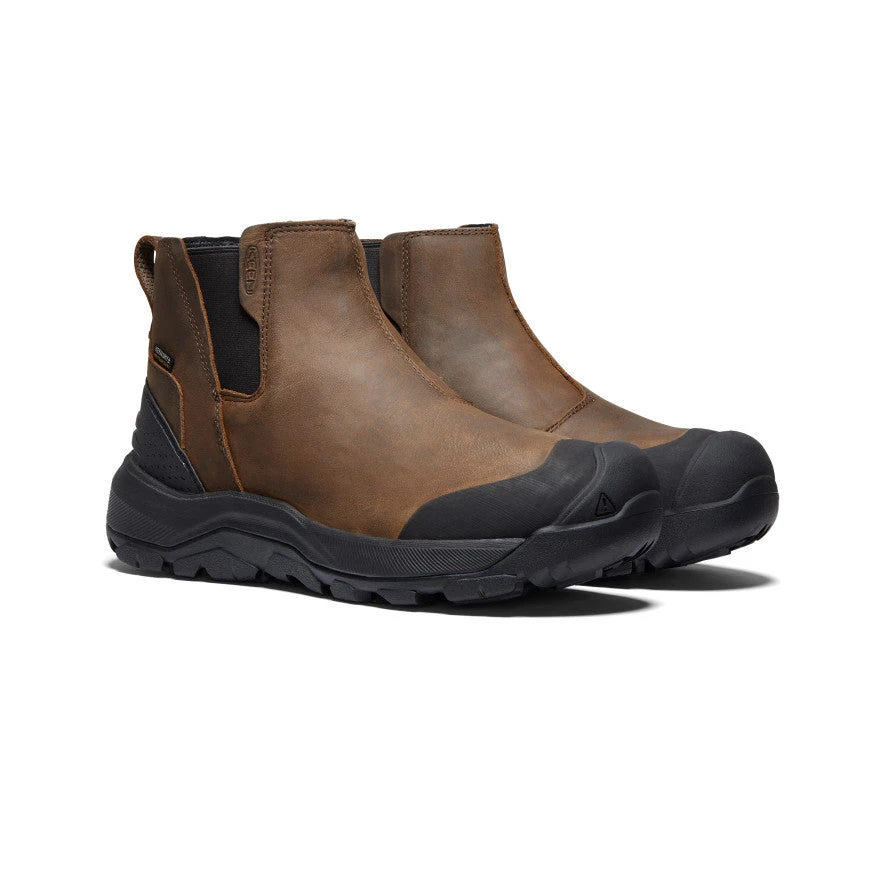 Keen Men's Revel IV Waterproof Chelsea | Canteen/Black 2 Keen Men's Revel IV Waterproof Chelsea | Canteen/Black - Image 2