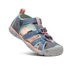 Keen Big Kids' Seacamp II CNX | Flint Stone/Ocean Wave -Keen 19d898179a06ccb2a6db45a7070896520f811d2b
