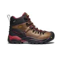 Keen Men's Pittsburgh 6" Waterproof Boot (Steel Toe) | Bison