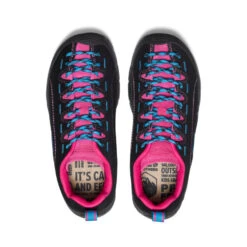 Keen Women's Jasper Suede Sneakers | Black/Jazzy -Keen 1dafefdf1941cc77d696317d5e6fa72a2d4b5711