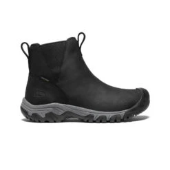 Keen Women's Greta Waterproof Chelsea | Black/Steel Grey