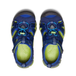 Keen Little Kids' Seacamp II CNX | Blue Depths/Chartreuse -Keen 29da11b54f1e61c417e38a40c953d802854f1697