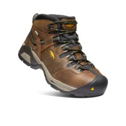 Keen Men's Detroit XT Waterproof Boot (Steel Toe) | Cascade Brown/Bronze Green -Keen 2a318f101146f0e37256e297ef56ea1fc1b517d8