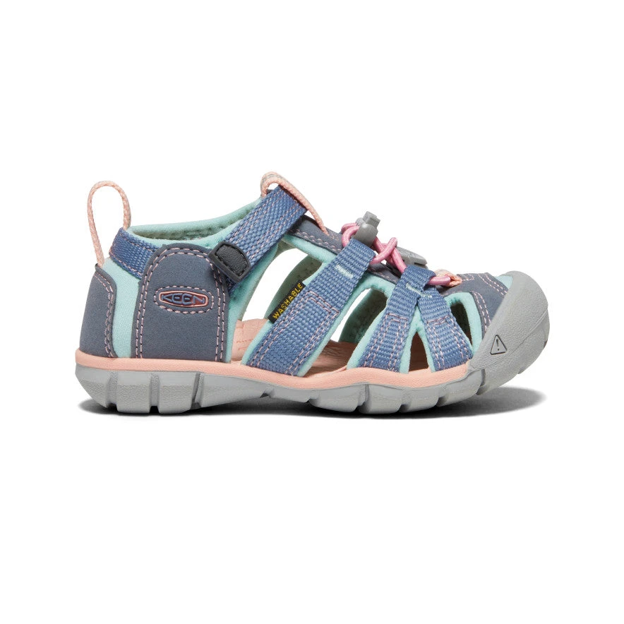 Keen Little Kids' Seacamp II CNX | Flint Stone/Ocean Wave 1 Keen Little Kids' Seacamp II CNX | Flint Stone/Ocean Wave