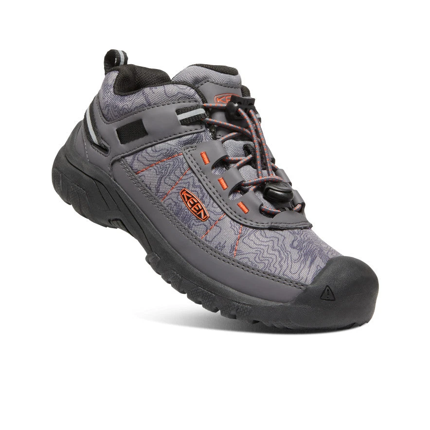 Keen Big Kids' Targhee Sport Vent Shoe | Magnet/Scarlet Ibis 3 Keen Big Kids' Targhee Sport Vent Shoe | Magnet/Scarlet Ibis - Image 3