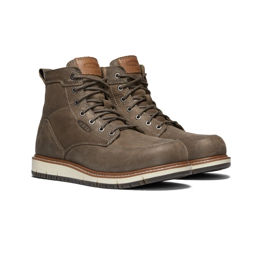 Keen Men's San Jose 6" Boot (Aluminum Toe) | Falcon/Caramel Cafe 2 Keen Men's San Jose 6" Boot (Aluminum Toe) | Falcon/Caramel Cafe - Image 2