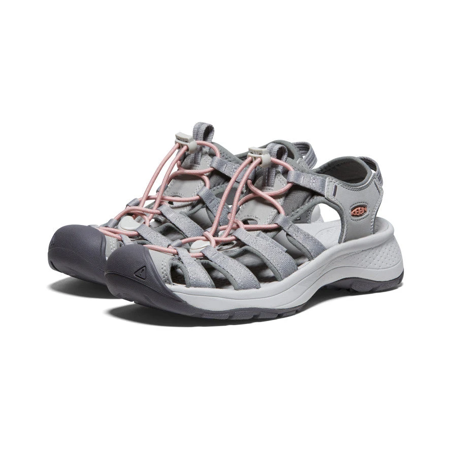 Keen Women's Astoria West Sandal | Grey/Coral 2 Keen Women's Astoria West Sandal | Grey/Coral - Image 2