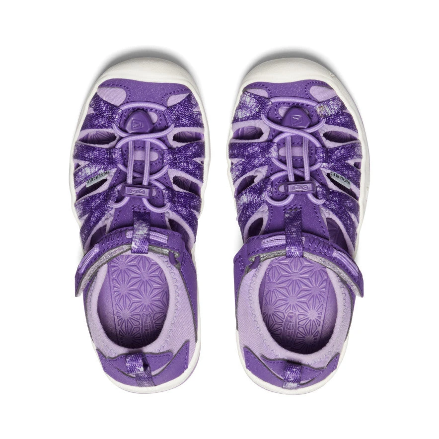 Keen Little Kids' Moxie Sandal | Multi/English Lavender 4 Keen Little Kids' Moxie Sandal | Multi/English Lavender - Image 4