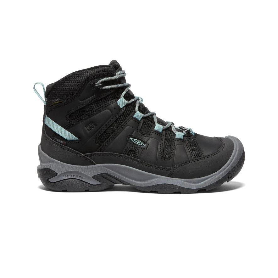 Keen Women's Circadia Polar Waterproof Boot | Black/Cloud Blue 1 Keen Women's Circadia Polar Waterproof Boot | Black/Cloud Blue