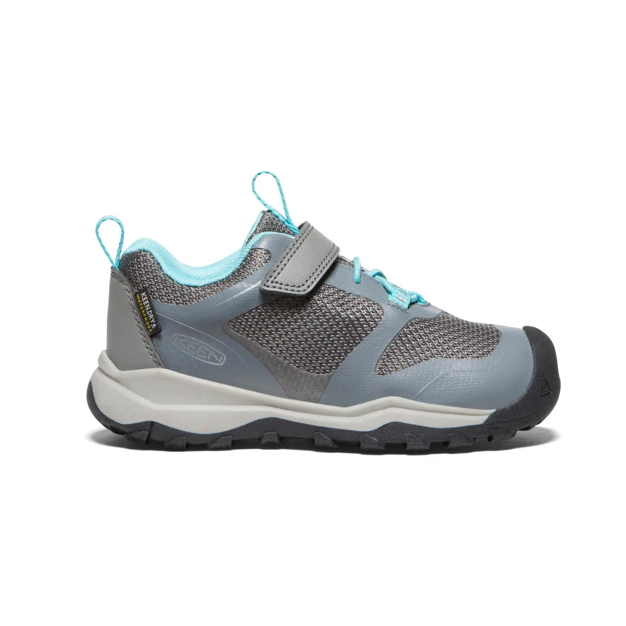 Keen Little Kids' Wanduro Waterproof Shoe | Steel Grey/Ipanema 1 Keen Little Kids' Wanduro Waterproof Shoe | Steel Grey/Ipanema