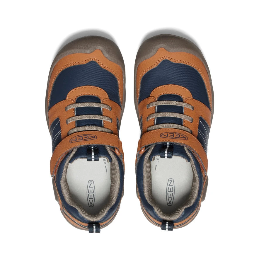 Big Kids' Knotch Peak Sneaker | KEEN Maple/Sky Captain 4 Big Kids' Knotch Peak Sneaker | KEEN Maple/Sky Captain - Image 4