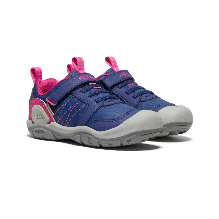 Keen Little Kids' Knotch Peak Sneaker | Blue Depths/Pink Peacock 2 Keen Little Kids' Knotch Peak Sneaker | Blue Depths/Pink Peacock - Image 2