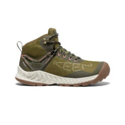 Keen Women's NXIS EVO Waterproof Boot | Olive Drab/Silver Birch