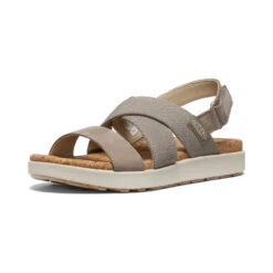 Keen Women's Elle Criss Cross Sandal | Brindle/Birch -Keen 75597df2f2e3b3f9f05bee07c333c48ab5c5d0b0