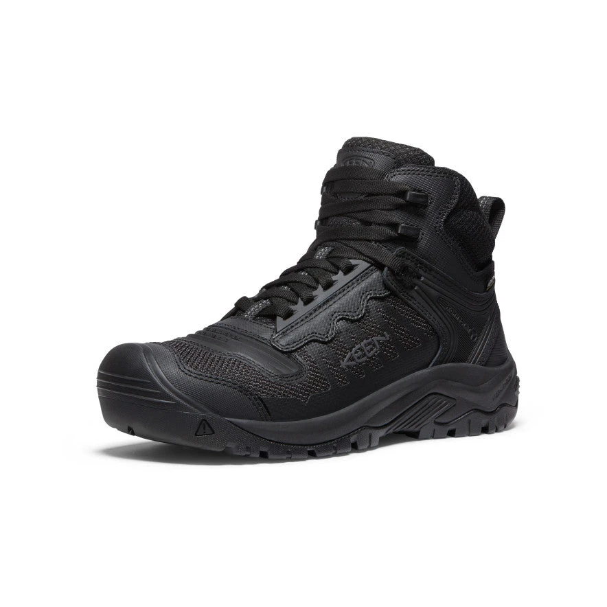 Keen Men's Reno KBF Waterproof Mid (Soft Toe) | Black/Black 3 Keen Men's Reno KBF Waterproof Mid (Soft Toe) | Black/Black - Image 3