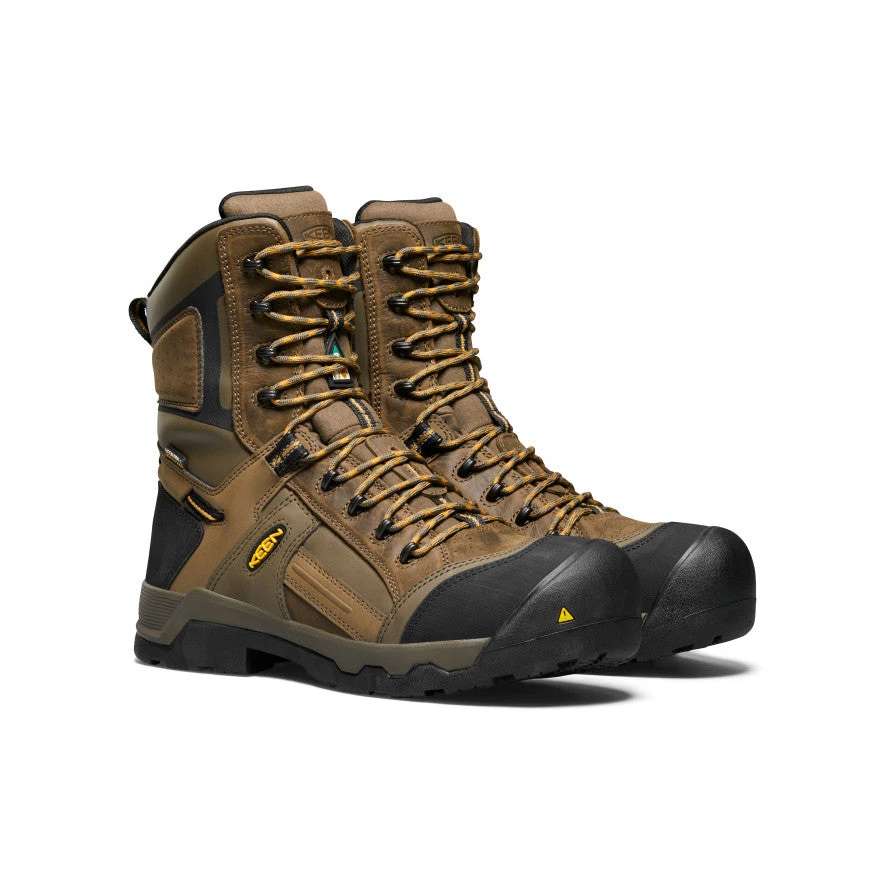 Keen Men's CSA Davenport 8" Insulated Waterproof Boot | Dark Earth/Inca Gold 2 Keen Men's CSA Davenport 8" Insulated Waterproof Boot | Dark Earth/Inca Gold - Image 2