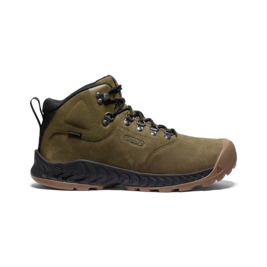 Keen Men's NXIS Explorer Waterproof Boot | Dark Olive/Black 1 Keen Men's NXIS Explorer Waterproof Boot | Dark Olive/Black