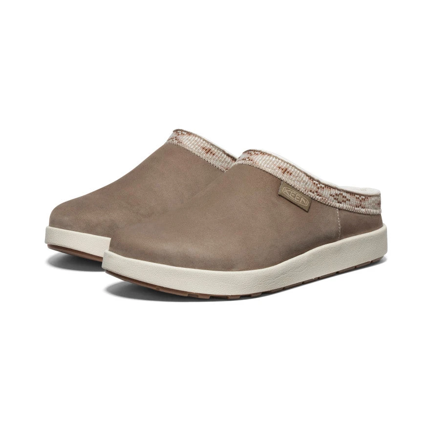 Keen Women's Elle Suede Mule | Brindle/Birch 2 Keen Women's Elle Suede Mule | Brindle/Birch - Image 2