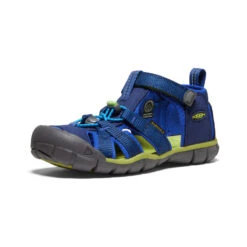Keen Big Kids' Seacamp II CNX | Blue Depths/Chartreuse -Keen 88e75d07172111759b87b148fc1fb9864998d3d0