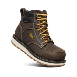 Keen Men's Cincinnati 6" Waterproof Boot (Carbon-Fiber Toe) | Dark Chocolate/Sandshell -Keen 8eebc103bc703592decc08b8374ecf55dcc906d4