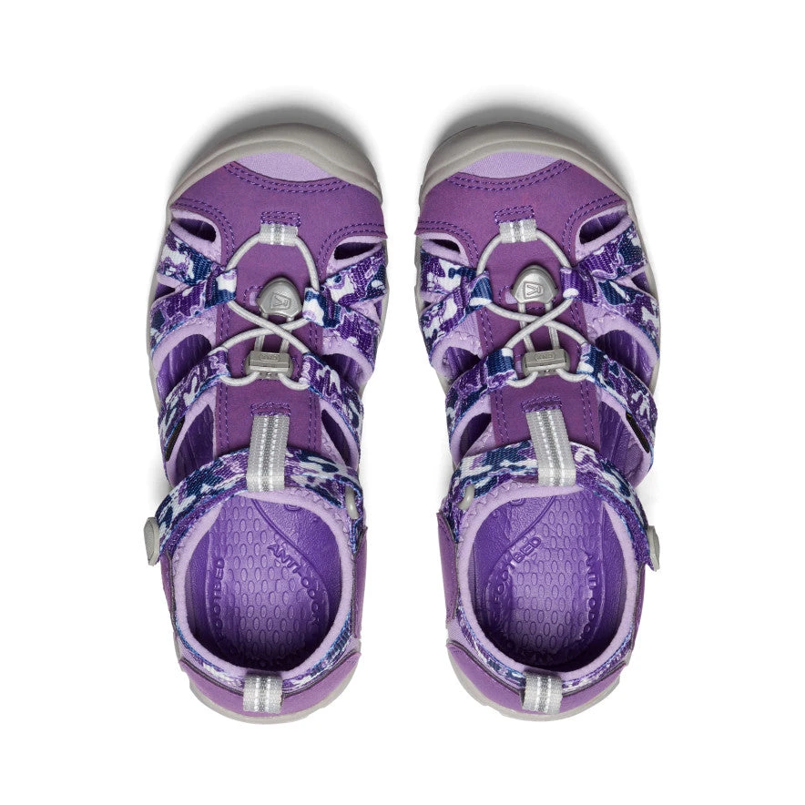 Keen Big Kids' Seacamp II CNX | Camo/Tillandsia Purple 4 Keen Big Kids' Seacamp II CNX | Camo/Tillandsia Purple - Image 4