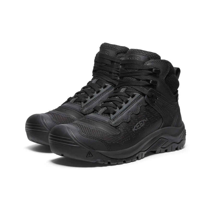 Keen Men's Reno KBF Waterproof Mid (Soft Toe) | Black/Black 2 Keen Men's Reno KBF Waterproof Mid (Soft Toe) | Black/Black - Image 2