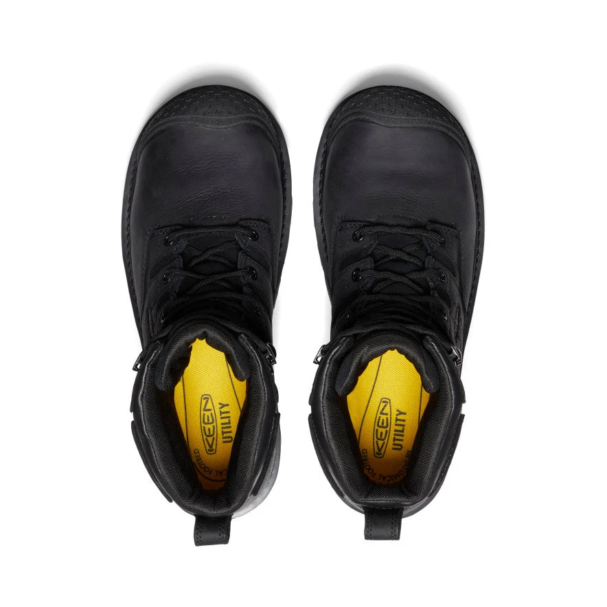 Keen Men's Camden 6" Waterproof Boot (Carbon-Fiber Toe) | Black/Black 4 Keen Men's Camden 6" Waterproof Boot (Carbon-Fiber Toe) | Black/Black - Image 4