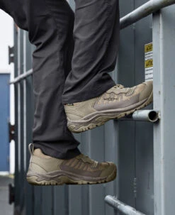 Keen Men's Reno KBF Waterproof (Carbon-Fiber Toe) | Brindle/Morel -Keen SDD 506 PDP Reno 1027106 Left Image