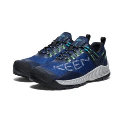 Keen Men's NXIS EVO Waterproof Shoe | Sky Captain/Green Flash -Keen a6916fd2b0da636fae78f40732c2c7f758cb30c0