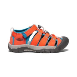 Keen Big Kids' Newport H2 | Safety Orange/Fjord Blue