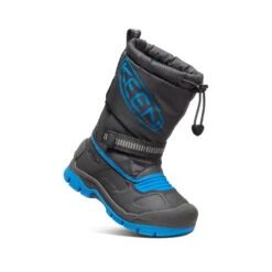 Keen Little Kids' Snow Troll Waterproof Boot | Magnet/Blue Aster -Keen b5abe341bad1067a224e92f9c2b3eb8b5f1d341d