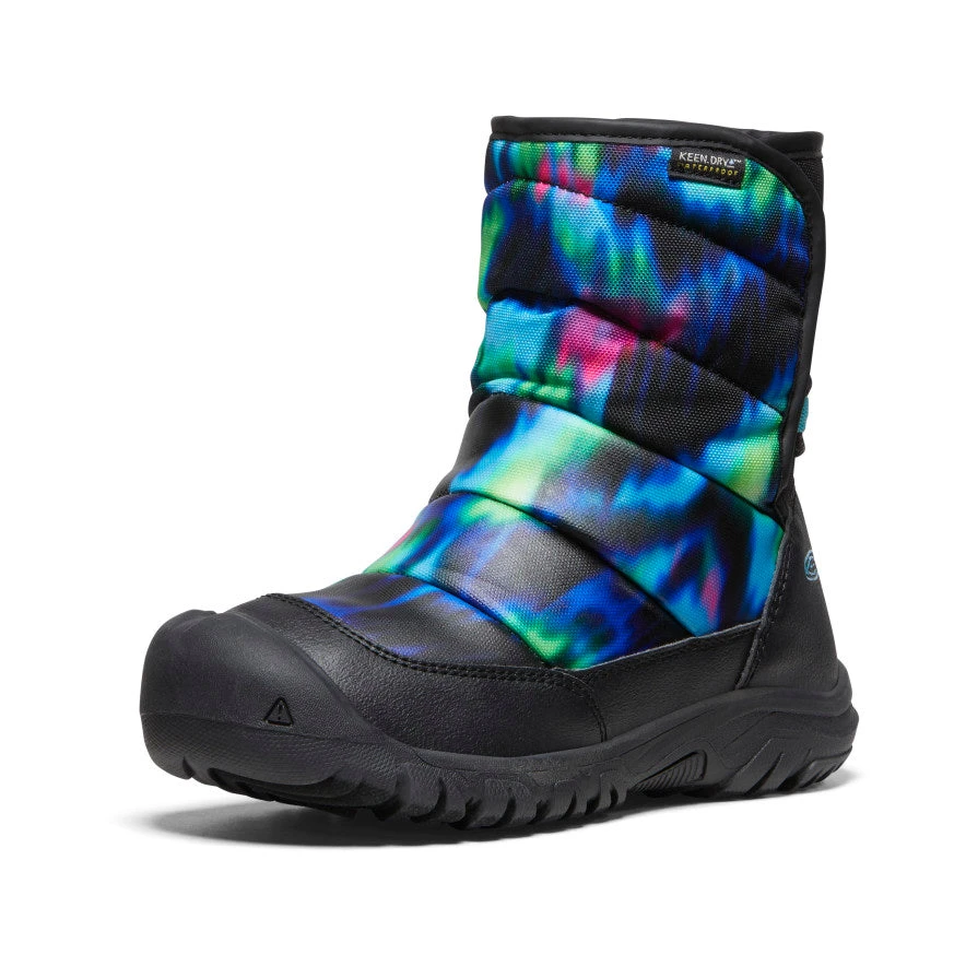 Keen Big Kids' Puffrider Waterproof Winter Boot | Northern Lights/Black 3 Keen Big Kids' Puffrider Waterproof Winter Boot | Northern Lights/Black - Image 3