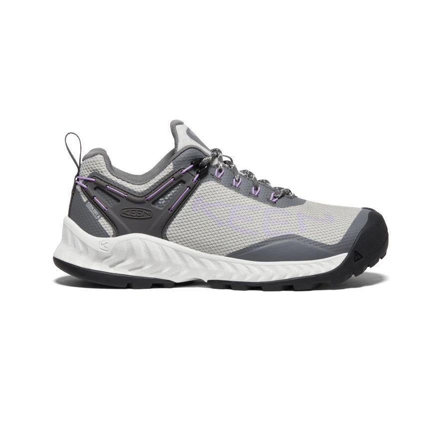 Keen Women's NXIS EVO Waterproof Shoe | Steel Grey/English Lavender 1 Keen Women's NXIS EVO Waterproof Shoe | Steel Grey/English Lavender