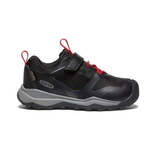 Keen Little Kids' Wanduro Waterproof Shoe | Black/Ribbon Red 3 Keen Little Kids' Wanduro Waterproof Shoe | Black/Ribbon Red -Keen dc0cac5aac4fecb443ebe84a92cdfe7ccb632828