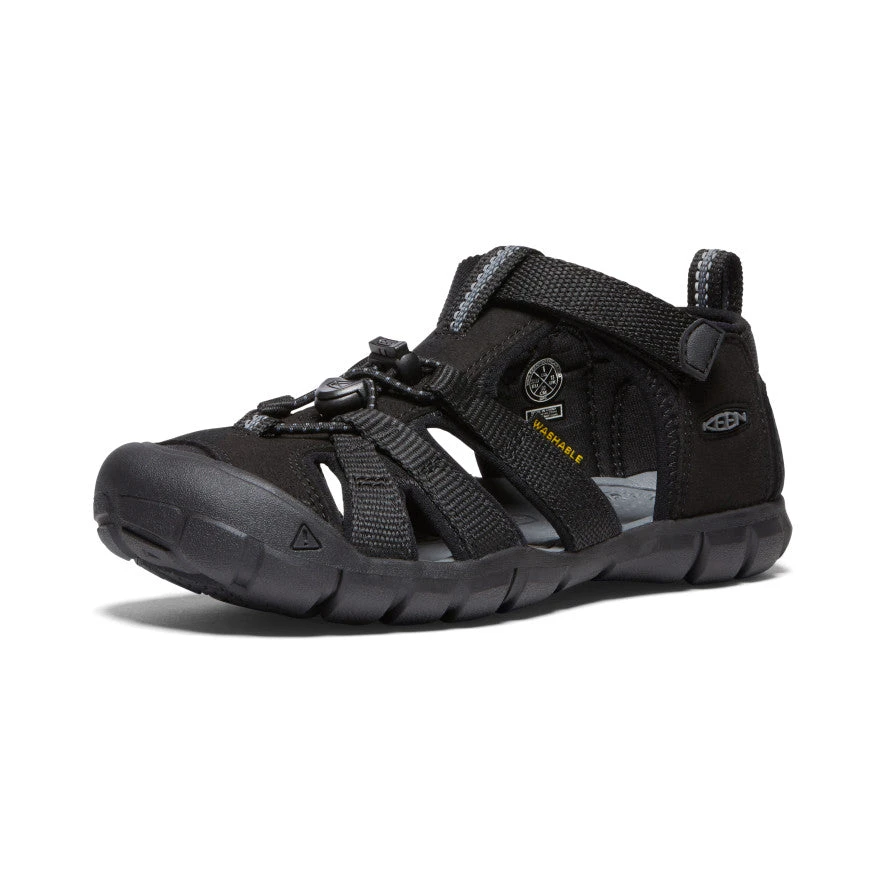 Keen Big Kids' Seacamp II CNX | Black/Grey 3 Keen Big Kids' Seacamp II CNX | Black/Grey - Image 3