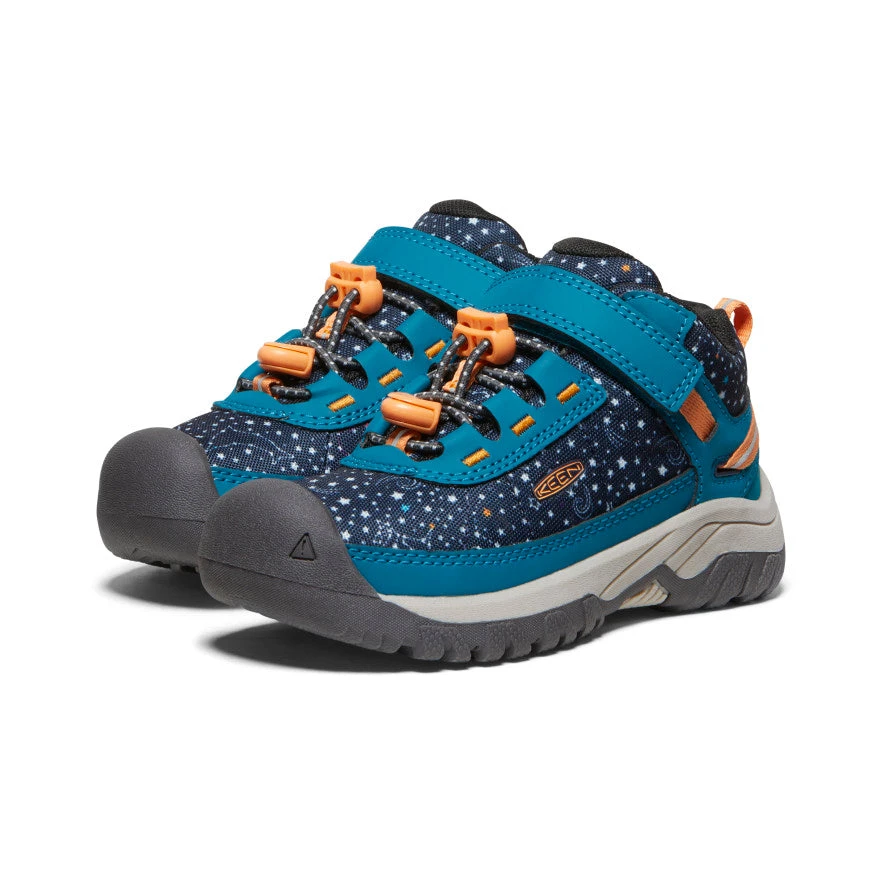 Keen Little Kids' Targhee Sport Vent Shoe | Deep Lagoon/Tangerine 2 Keen Little Kids' Targhee Sport Vent Shoe | Deep Lagoon/Tangerine - Image 2