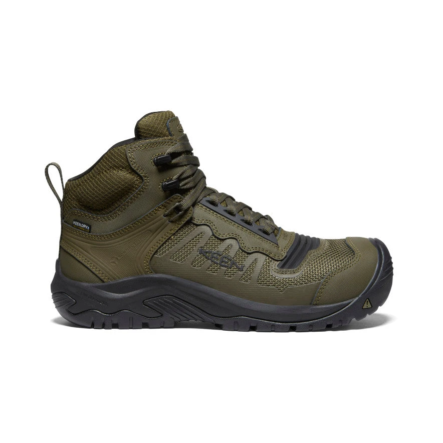 Keen Men's Reno Mid KBF Waterproof (Carbon-Fiber Toe) | Dark Olive/Black 1 Keen Men's Reno Mid KBF Waterproof (Carbon-Fiber Toe) | Dark Olive/Black