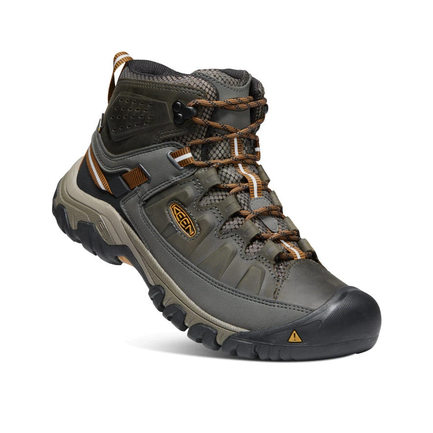 Keen Men's Targhee III Waterproof Mid | Black Olive/Golden Brown 3 Keen Men's Targhee III Waterproof Mid | Black Olive/Golden Brown - Image 3