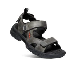 Keen Men's Targhee III Open Toe Sandal | Grey/Black -Keen f01f00a3325d3a1fe457a741bd8ff88a1df936a5
