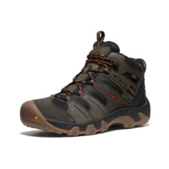 Keen Men's Headout Waterproof Hiking Boot | Black Olive/Fossil Orange 8 Keen Men's Headout Waterproof Hiking Boot | Black Olive/Fossil Orange -Keen f3f76b60fbc0003126251db1ed3666f8c2f7e956